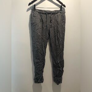 Casual Gray Drawstring Jogger Pants